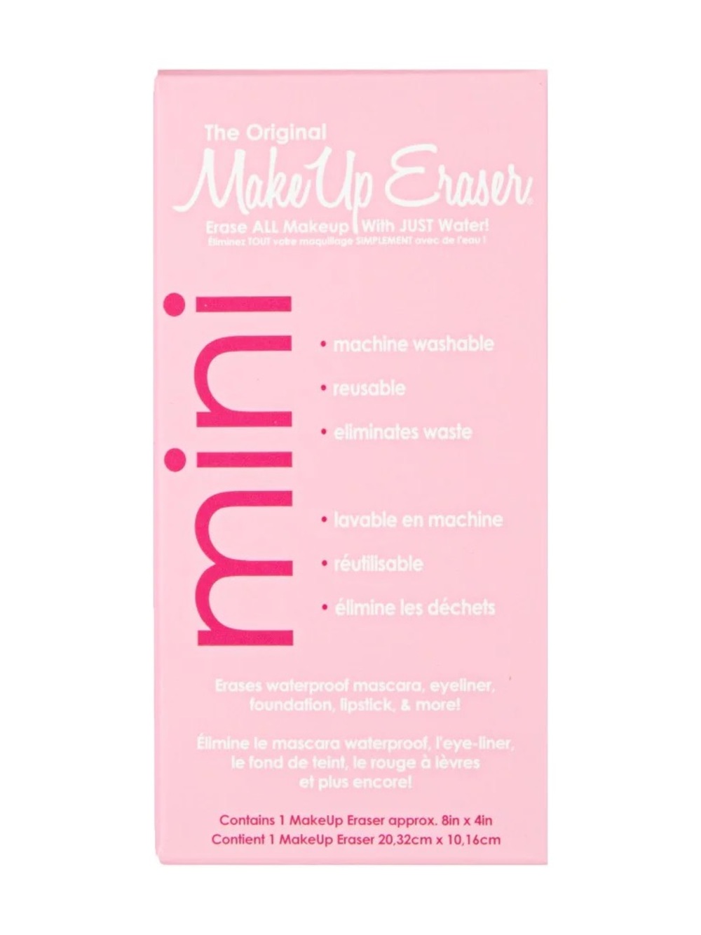 MakeUp Eraser Mini Pink Travel Makeup Remover